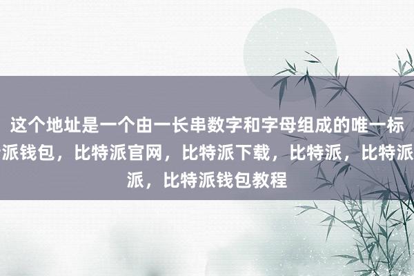 这个地址是一个由一长串数字和字母组成的唯一标识符比特派钱包，比特派官网，比特派下载，比特派，比特派钱包教程