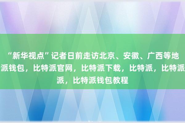 “新华视点”记者日前走访北京、安徽、广西等地发现比特派钱包，比特派官网，比特派下载，比特派，比特派钱包教程