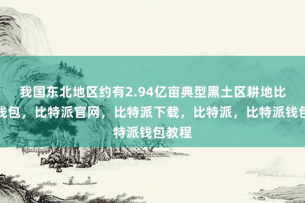 我国东北地区约有2.94亿亩典型黑土区耕地比特派钱包，比特派官网，比特派下载，比特派，比特派钱包教程