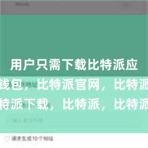 用户只需下载比特派应用比特派钱包，比特派官网，比特派下载，比特派，比特派钱包教程