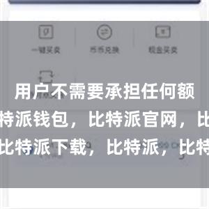 用户不需要承担任何额外费用比特派钱包，比特派官网，比特派下载，比特派，比特派钱包教程