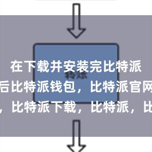 在下载并安装完比特派钱包应用后比特派钱包，比特派官网，比特派下载，比特派，比特派钱包教程