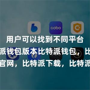 用户可以找到不同平台下的比特派钱包版本比特派钱包，比特派官网，比特派下载，比特派，比特派钱包教程